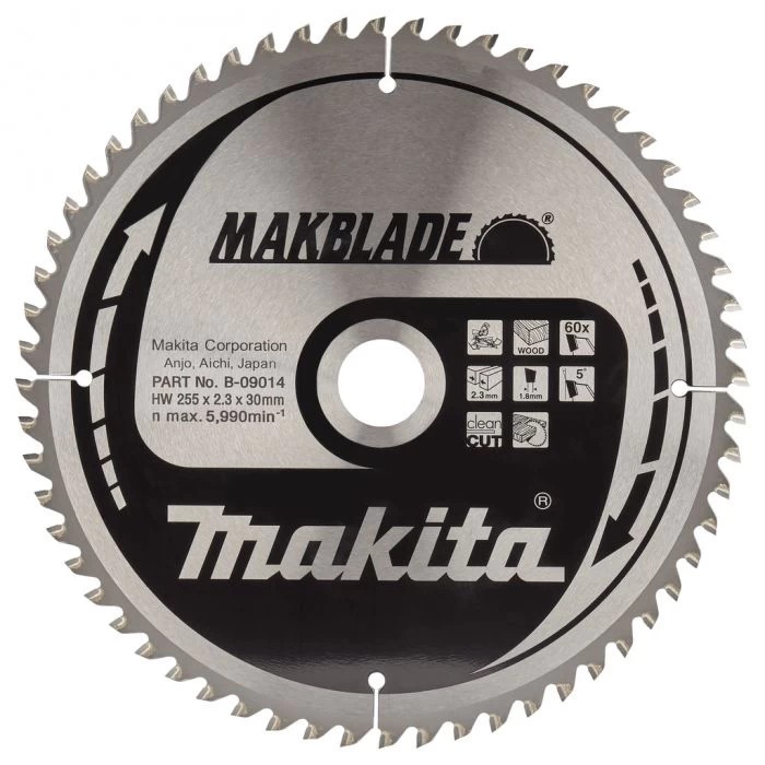 Makita B-09014 Afkortzaagblad Hout 1 Makita B-09014 Afkortzaagblad Hout