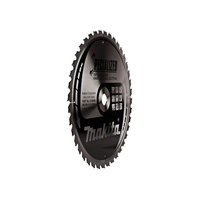 Makita B-09466 Cirkelzaagblad Hout (noest/spijker) 3 Makita B-09466 Cirkelzaagblad Hout (noest/spijker) - Afbeelding 3