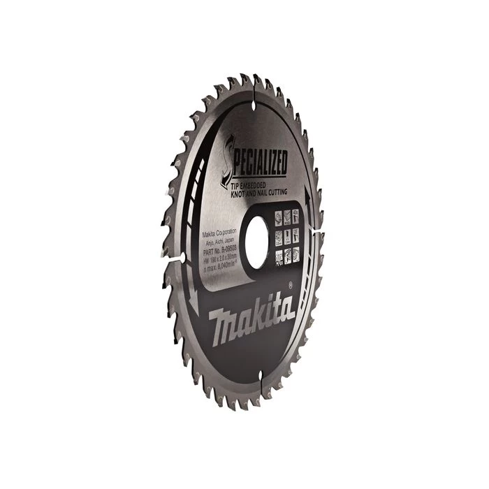 Makita B-09503 Cirkelzaagblad Hout (noest/spijker) 3 Makita B-09503 Cirkelzaagblad Hout (noest/spijker) - Afbeelding 3