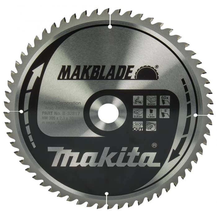 Makita B-32817 Afkortzaagblad Hout 2 Makita B-32817 Afkortzaagblad Hout - Afbeelding 2