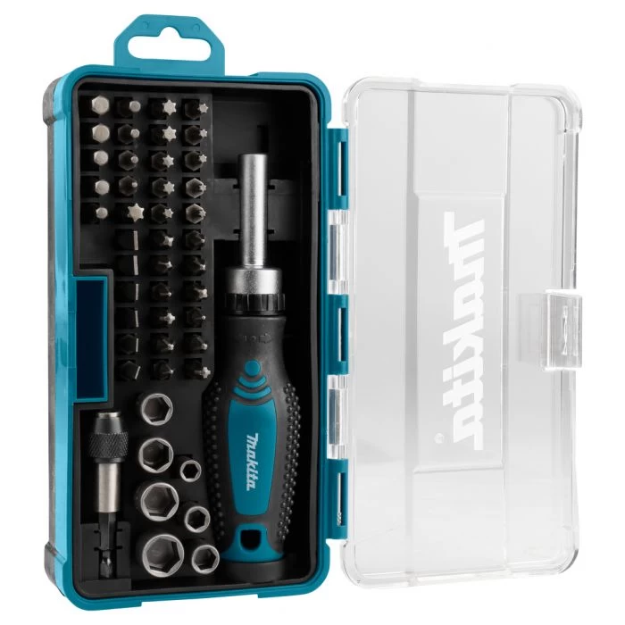 Makita B-36170 47-delige Doppen & Bitset In Kunststof Opbergbox 6 Makita B-36170 47-delige Doppen & Bitset In Kunststof Opbergbox - Afbeelding 6