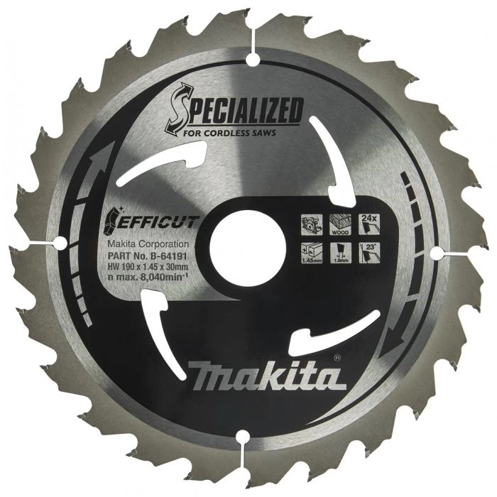 Makita B-64191 Cirkelzaagblad Hout 7 Makita B-64191 Cirkelzaagblad Hout - Afbeelding 7