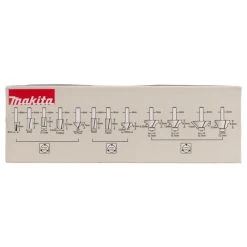 Makita D-57065 Freesset 6mm 12-delig -Goedkope Makita Winkel D 57065 C2N1