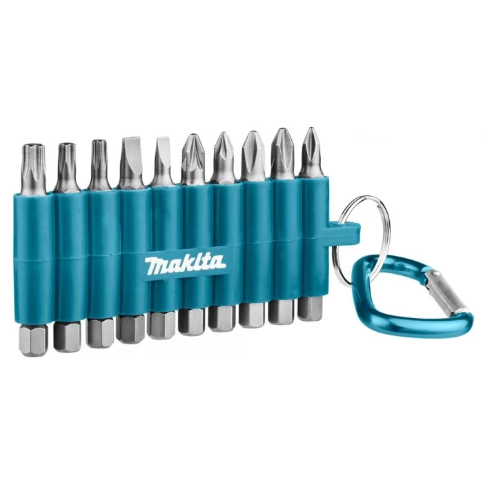 Makita D-65028 Schroefbitset 10-delig In Rubberen Houder 2 Makita D-65028 Schroefbitset 10-delig In Rubberen Houder - Afbeelding 2