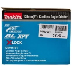 Makita DGA521ZX1 18 V Haakse Slijper 125 Mm X-LOCK 26 Makita DGA521ZX1 18 V Haakse Slijper 125 Mm X-LOCK -Goedkope Makita Winkel DGA521ZX1 C2N1
