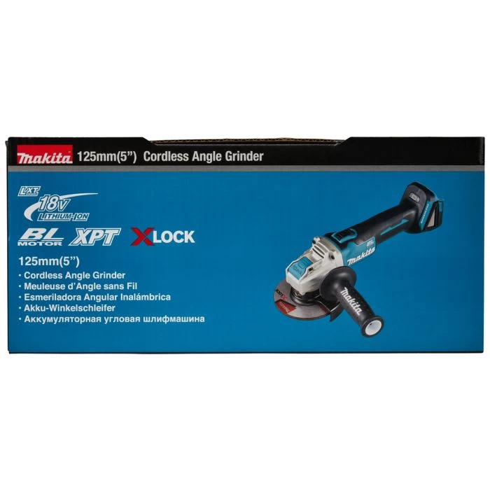Makita DGA521ZX1 18 V Haakse Slijper 125 Mm X-LOCK 10 Makita DGA521ZX1 18 V Haakse Slijper 125 Mm X-LOCK - Afbeelding 10