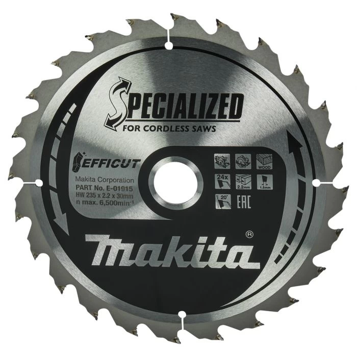 Makita E-01915 Cirkelzaagblad Hout 1 Makita E-01915 Cirkelzaagblad Hout
