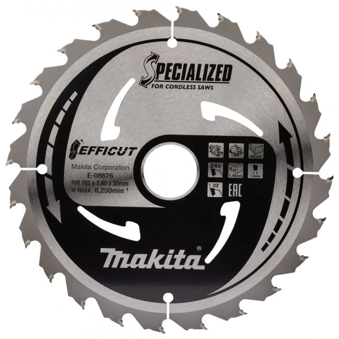 Makita E-08676 Cirkelzaagblad Hout 1 Makita E-08676 Cirkelzaagblad Hout