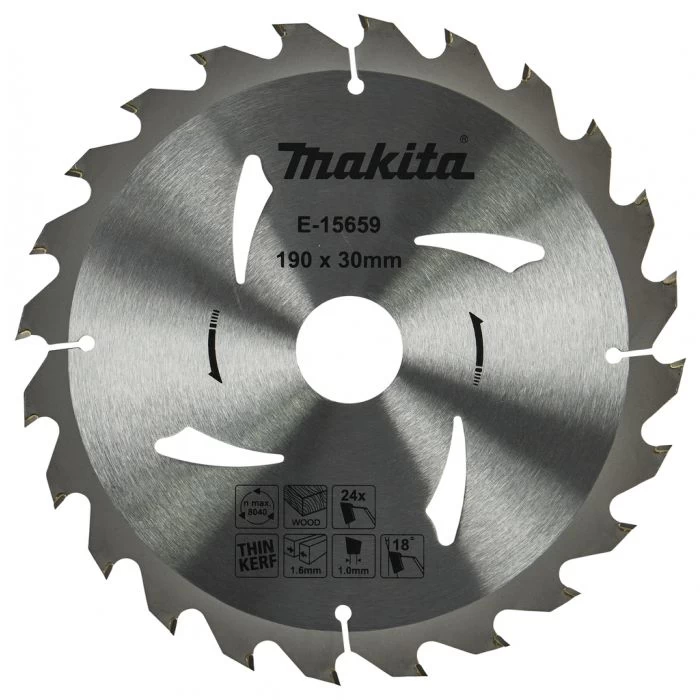 Makita E-15659 Cirkelzaagblad Hout 5 Makita E-15659 Cirkelzaagblad Hout - Afbeelding 5