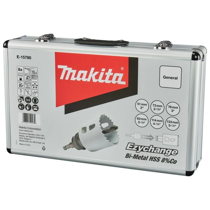 Makita E-15780 Gatzaagset 8-delig Hout/metaal 3 Makita E-15780 Gatzaagset 8-delig Hout/metaal - Afbeelding 3