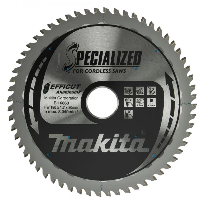Makita E-16863 Afkort- En Cirkelzaagblad Aluminium 5 Makita E-16863 Afkort- En Cirkelzaagblad Aluminium - Afbeelding 5