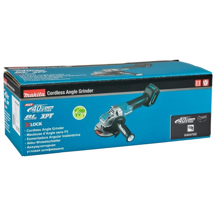 Makita GA047GZ 40 V Max Haakse Slijper 125 Mm X-LOCK 2 Makita GA047GZ 40 V Max Haakse Slijper 125 Mm X-LOCK - Afbeelding 2