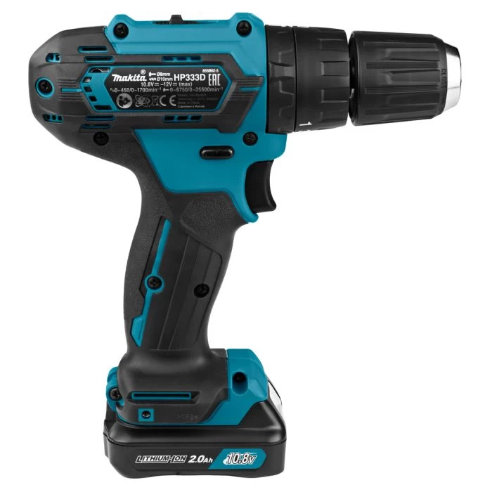 Makita HP333DSAJ 12 V Max Klopboor-/schroefmachine 7 Makita HP333DSAJ 12 V Max Klopboor-/schroefmachine - Afbeelding 7