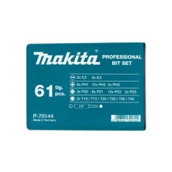 Makita P-70144 Schroefbitset 61-delig -Goedkope Makita Winkel P 70144 A1C0 s02