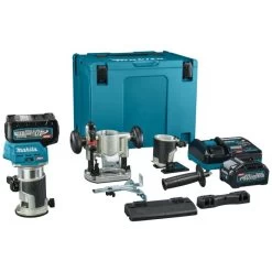 Makita RT001GM206 40 V Max Boven- En Kantenfrees