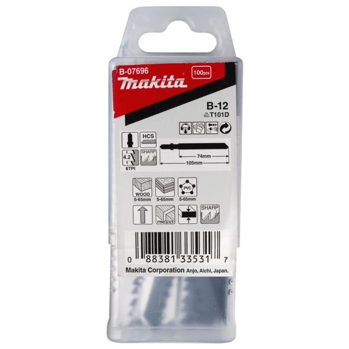 Makita B-07696 Decoupeerzgb Hout 74mm T101D 1 Makita B-07696 Decoupeerzgb Hout 74mm T101D