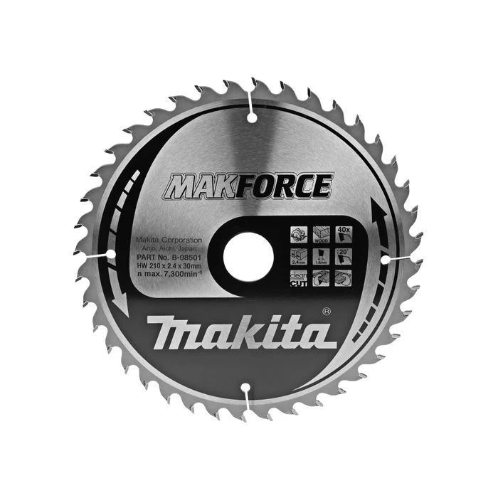 Makita B-08501 Zaagb Hout 210x30x2,4 40T 20g 2 Makita B-08501 Zaagb Hout 210x30x2,4 40T 20g - Afbeelding 2