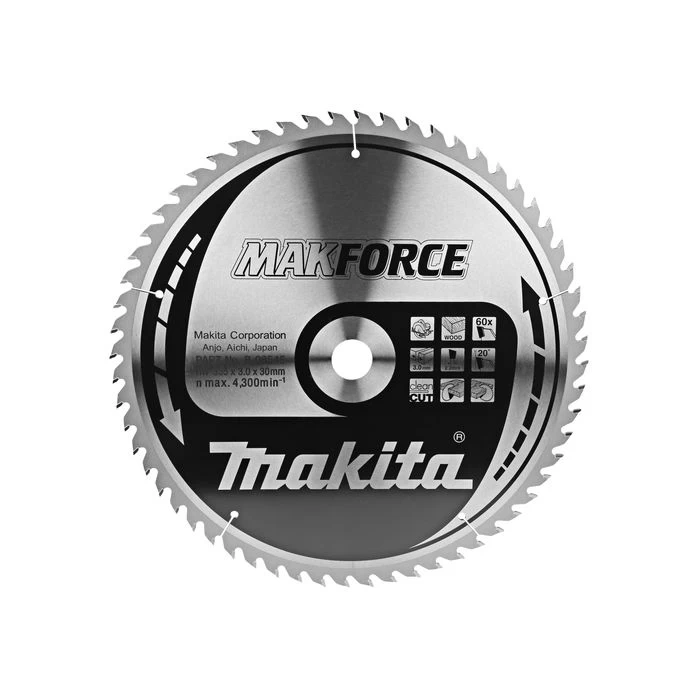 Makita B-08545 Zaagb Hout 355x30x3,0 60T 20g 2 Makita B-08545 Zaagb Hout 355x30x3,0 60T 20g - Afbeelding 2