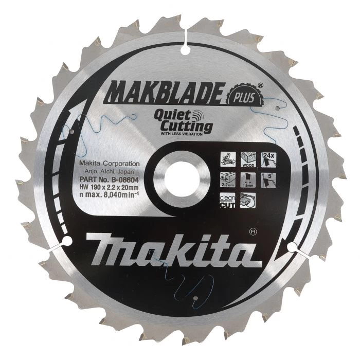 Makita B-56502 Zaagb Q+C 165x20x1,9 64T 10g 5 Makita B-56502 Zaagb Q+C 165x20x1,9 64T 10g - Afbeelding 5