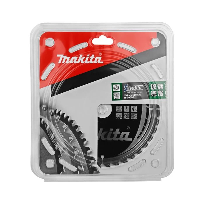 Makita B-09503 Cirkelzaagblad Hout (noest/spijker) 5 Makita B-09503 Cirkelzaagblad Hout (noest/spijker) - Afbeelding 5