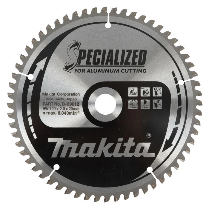 Makita B-09628 Afkortzaagblad Aluminium 5 Makita B-09628 Afkortzaagblad Aluminium - Afbeelding 5