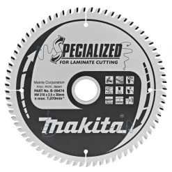 Makita B-29474 Afkortzaagblad Laminaat