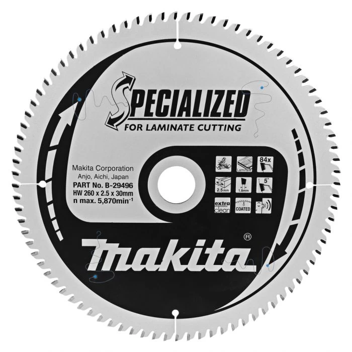 Makita B-29496 Afkortzaagblad Laminaat 1 Makita B-29496 Afkortzaagblad Laminaat