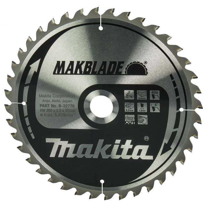 Makita B-32770 Afkortzaagblad Hout 2 Makita B-32770 Afkortzaagblad Hout - Afbeelding 2