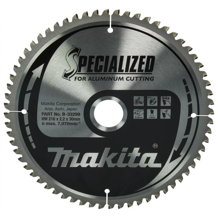 Makita B-33299 Afkortzaagblad Aluminium 4 Makita B-33299 Afkortzaagblad Aluminium - Afbeelding 4