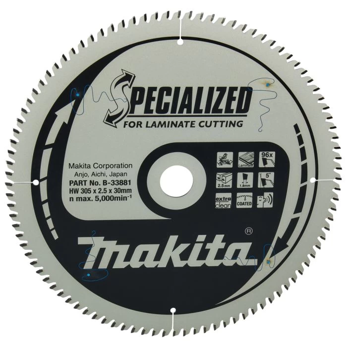Makita B-33881 Afkortzaagblad Laminaat 1 Makita B-33881 Afkortzaagblad Laminaat