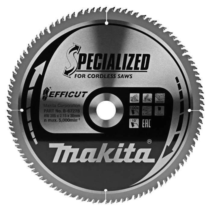 Makita B-67278 Afkortzaagblad Hout 1 Makita B-67278 Afkortzaagblad Hout