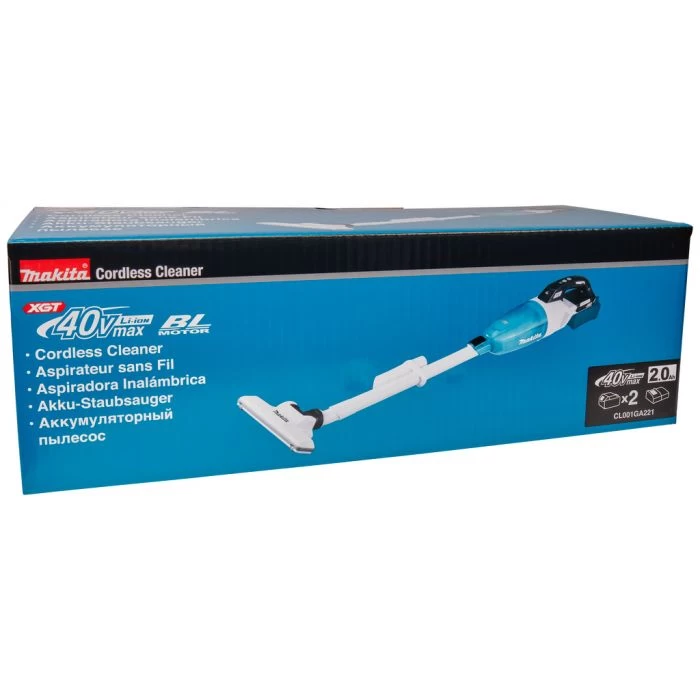 Makita CL001GA221 40 V Max Steelstofzuiger Wit 2 Makita CL001GA221 40 V Max Steelstofzuiger Wit - Afbeelding 2