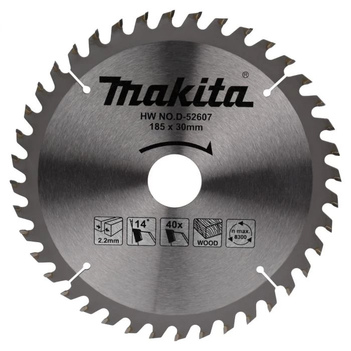 Makita D-52607 Cirkelzaagblad Hout 1 Makita D-52607 Cirkelzaagblad Hout