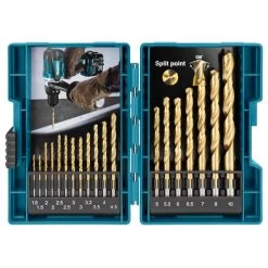 Makita D-67527 Metaalborenset HSS-TiN 19-delig