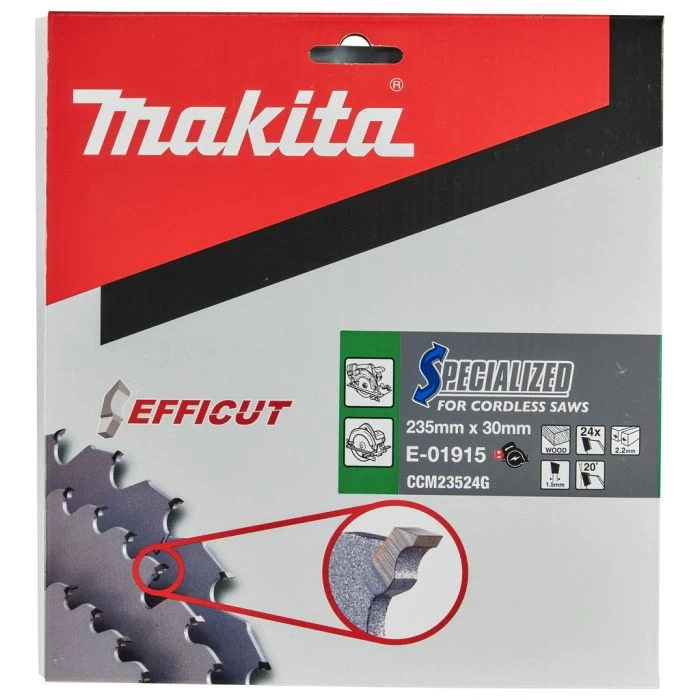 Makita E-01915 Cirkelzaagblad Hout 10 Makita E-01915 Cirkelzaagblad Hout - Afbeelding 10
