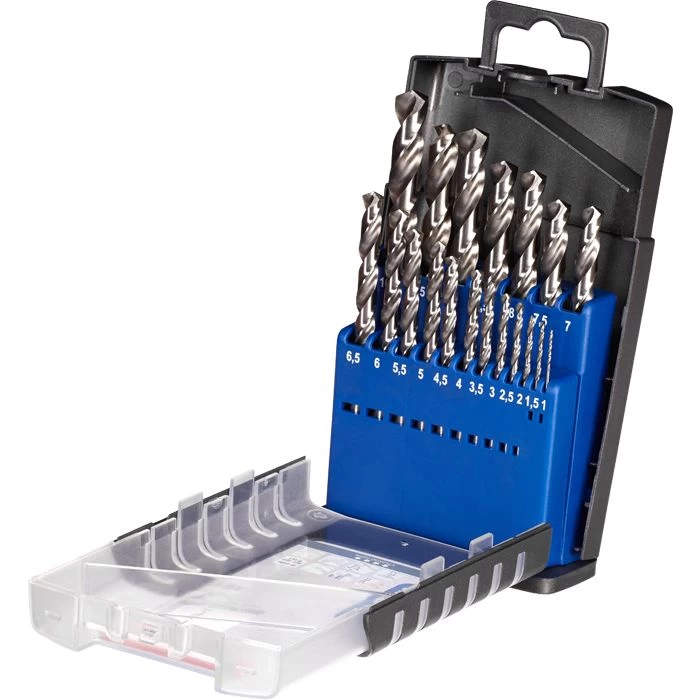 Makita KWB HSS-spiraalborenset SILVER STAR, 19-delig 1 Makita KWB HSS-spiraalborenset SILVER STAR, 19-delig