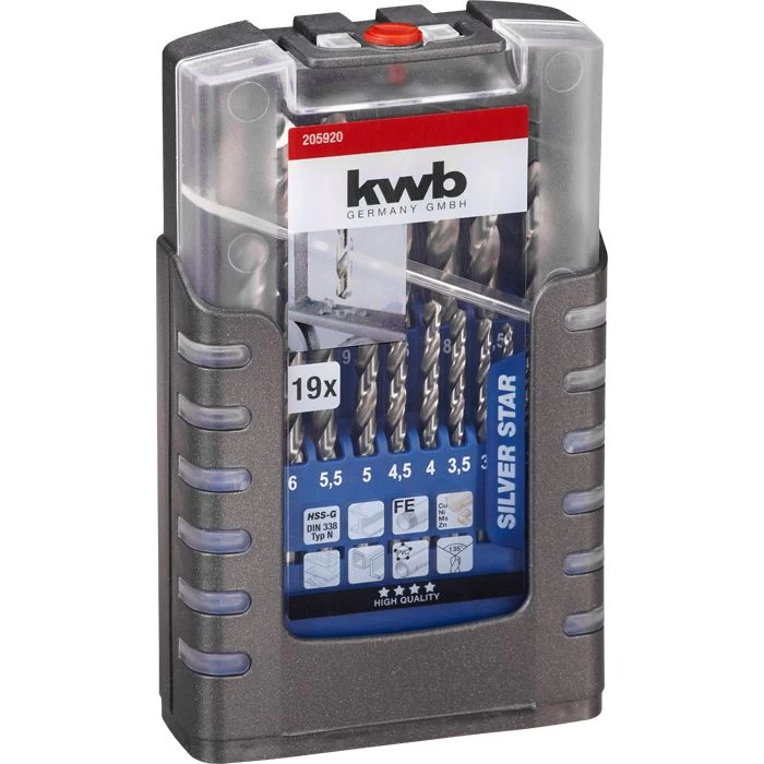 Makita KWB HSS-spiraalborenset SILVER STAR, 19-delig 3 Makita KWB HSS-spiraalborenset SILVER STAR, 19-delig - Afbeelding 3