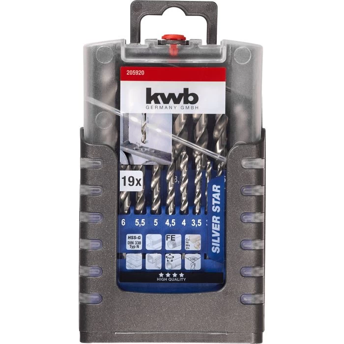 Makita KWB HSS-spiraalborenset SILVER STAR, 19-delig 2 Makita KWB HSS-spiraalborenset SILVER STAR, 19-delig - Afbeelding 2